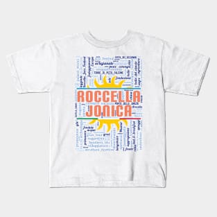 Wordart: Roccella Jonica Kids T-Shirt